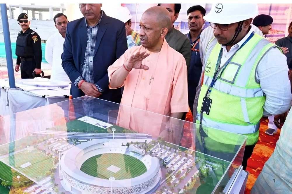 वाराणसी में आकार ले रहा विश्वस्तरीय क्रिकेट स्टेडियम