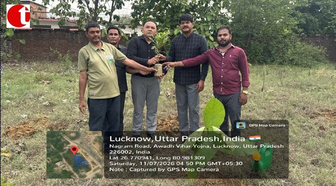 लुलु मॉल लखनऊ ने 'वृक्षारोपण महाअभियान 2026' में 10,000 पौधे लगाकर दिया पर्यावरण संरक्षण का संद