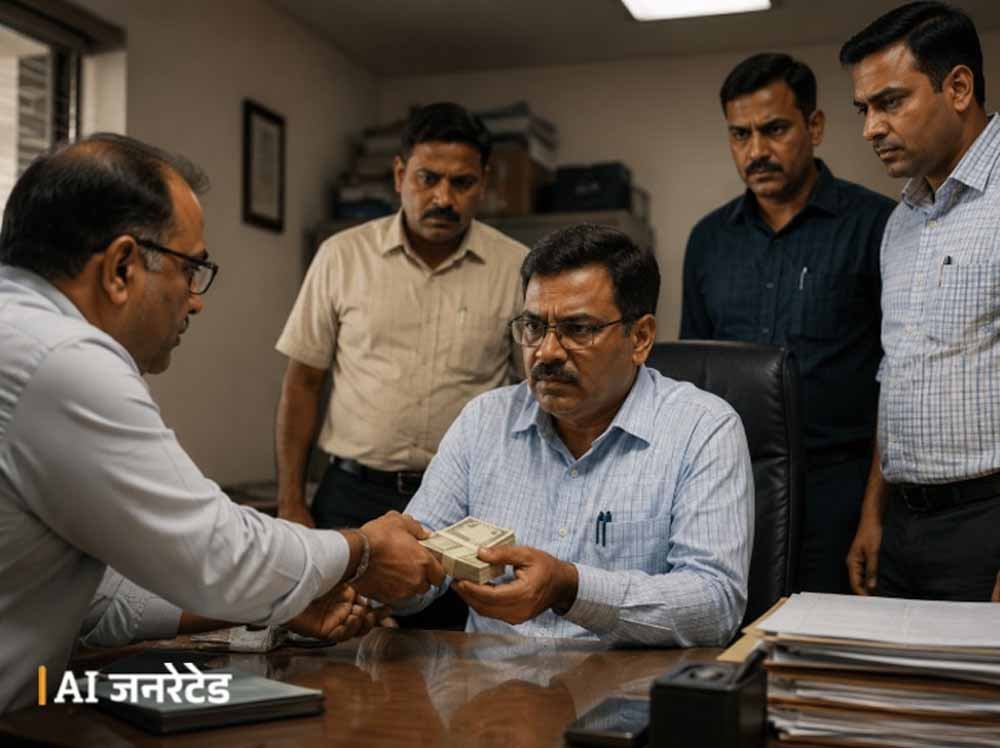 30 हजार की रिश्वत लेते रंगे हाथों पकड़ा गया प्रसार भारती का एक्सईएन, चंडीगढ़ में कार्रवाई