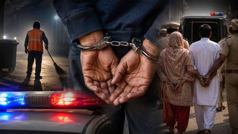 सफाईकर्मी की हत्या मामले में पुलिस को बड़ी सफलता, दो आरोपी गिरफ्तार, परिजनों ने खत्म किया विरोध