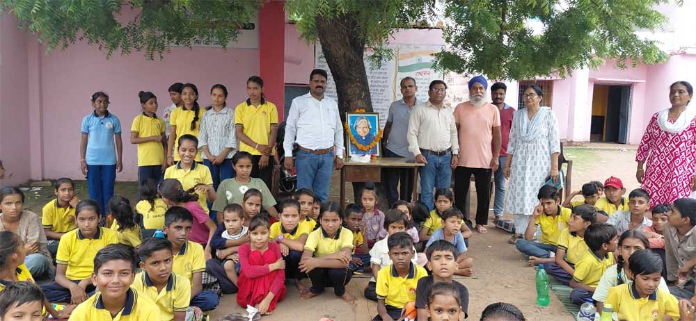शासकीय माध्यमिक विद्यालय ओडपुरा में डाँ अब्दुल कलाम जी की पुण्यतिथि पर किया नमन