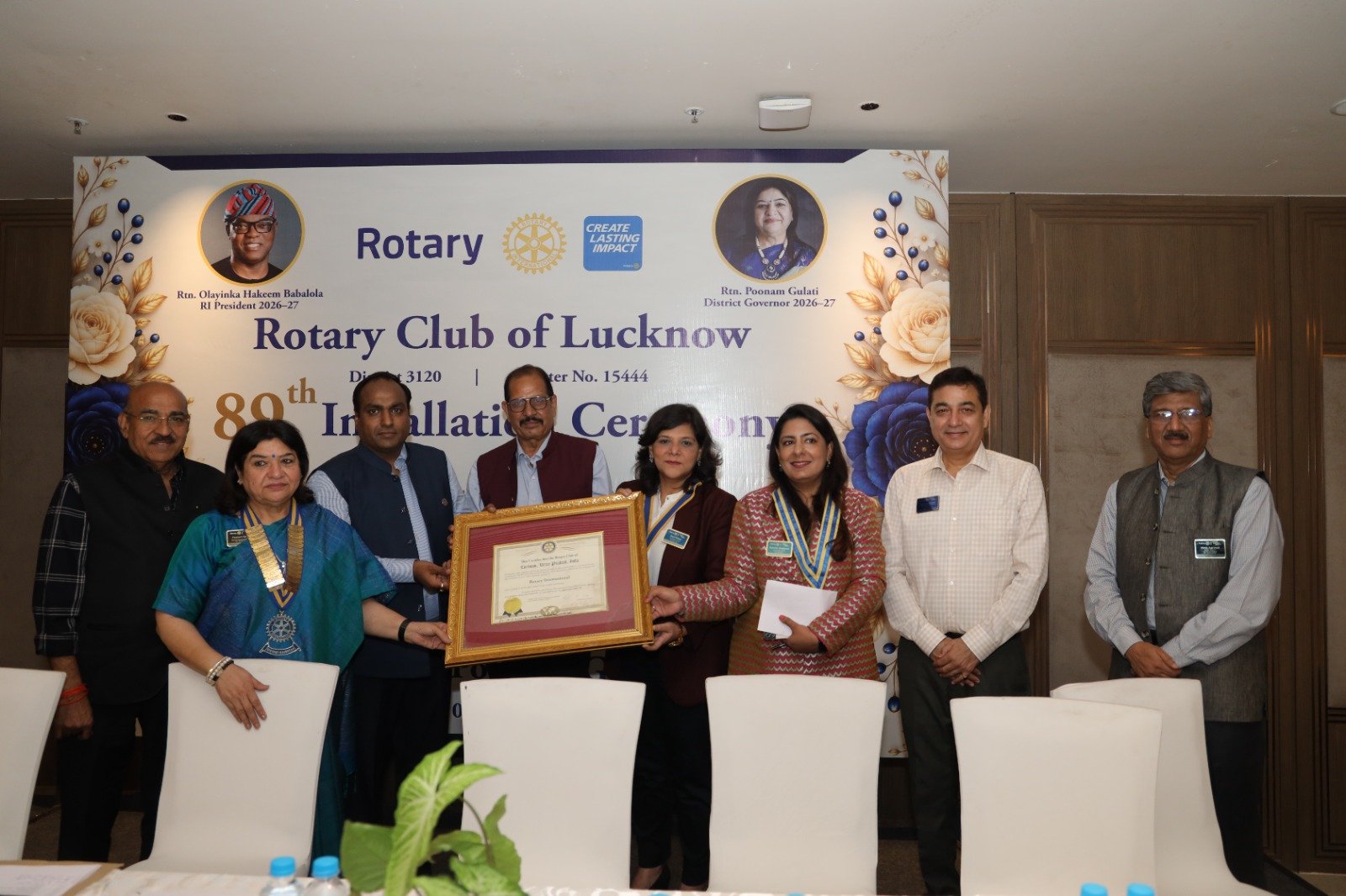 Stuti Mittal Takes Charge as the 89th President of Rotary Club of Lucknow