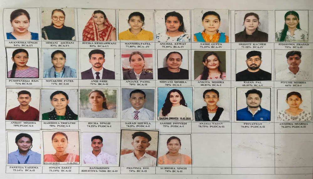 ब्यौहारी के इंदिरा गांधी कंप्यूटर कॉलेज के छात्रों ने फिर बढ़ाया मान, शानदार शैक्षणिक प्रदर्शन 