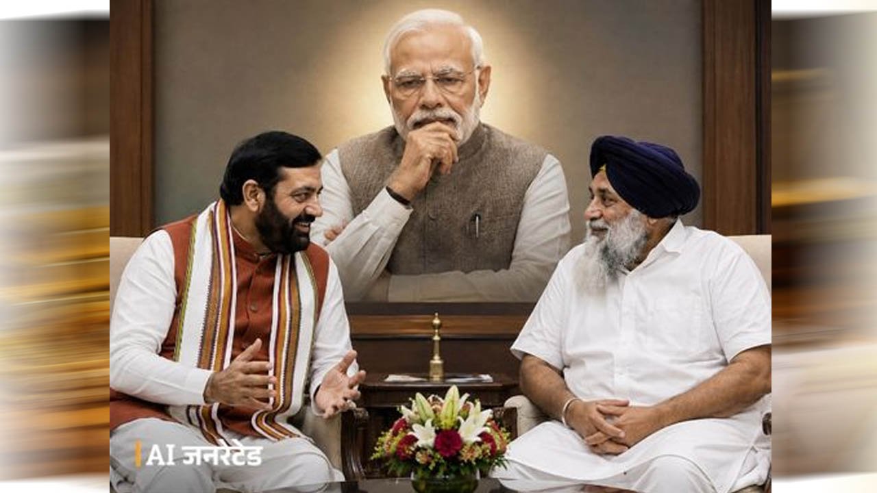 BJP-अकाली गठबंधन की अटकलों पर लगा ब्रेक? PM मोदी और सुखबीर बादल की मुलाकात के बाद सैनी के बयान 