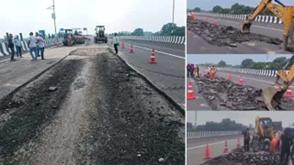 लखनऊ-कानपुर एक्सप्रेसवे पर क्यों धंसी सड़क? IIT टीम ने लिए 30 नमूने, 800 पन्नों में होगा खुलासा