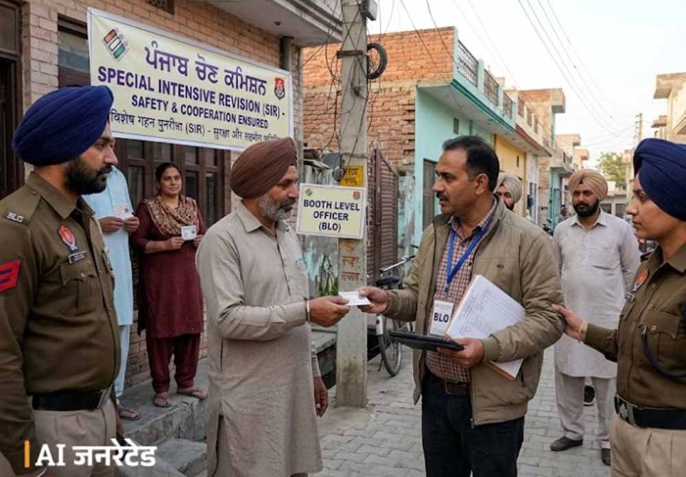 पंजाब में SIR पूरा, 13 लाख संदिग्ध मतदाताओं की पहचान, 879 नए पोलिंग बूथ की तैयारी