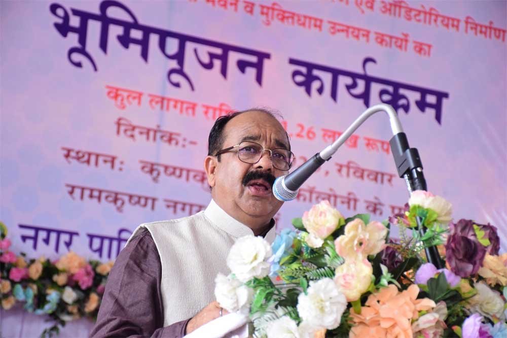 विधानसभा अध्यक्ष डॉ. रमन सिंह एवं उप मुख्यमंत्री अरूण साव ने किया विभिन्न विकास कार्यों का भूमि