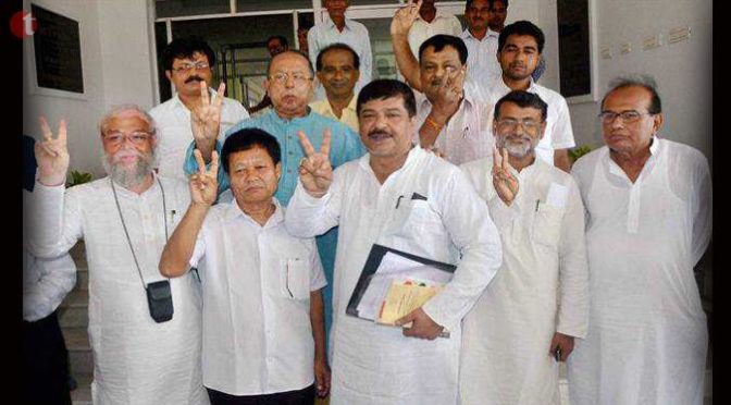 Congress faces fresh crisis; 6 MLAs in Tripura quit