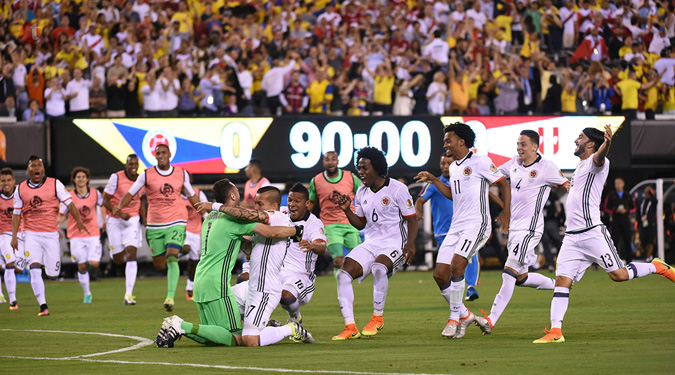 Copa America: Colombia advance as Peru pay penalty