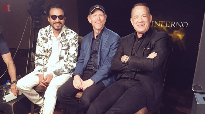 Irrfan reunites with Tom Hanks for promotions