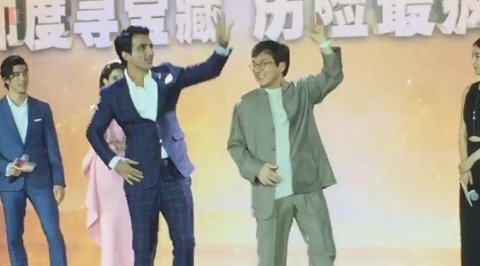 Jackie Chan dance moves to Punjabi number at Shanghai Festival
