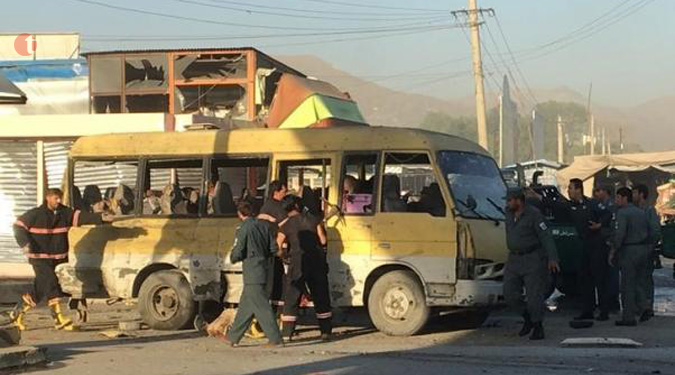 Suicide bomber kills at least 14 in Afghan capital, official says