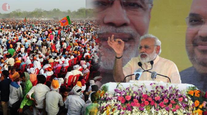 PM Modi addresses public rally in Allahabad