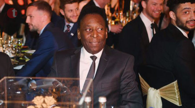 Brazilian great Pele to donate auction money to Santos, charity
