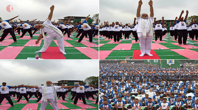 Modi leads second International Yoga Day celebrations