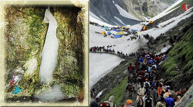 Ice lingam of Lord Shiv has melted completely at Amarnath cave shrine
