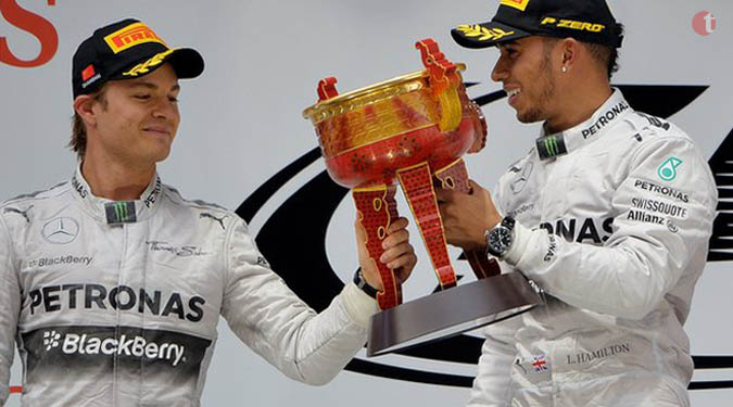 Hamilton believes he is still chasing Rosberg