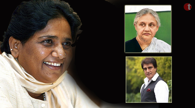 यूपी में कांग्रेस दिवालिया,  राज बब्बर दलबदलू और शीला वयोवृद्ध : मायावती