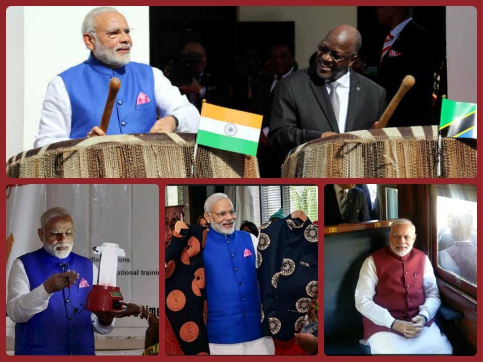 PM Modi’s drumming skills enthral Tanzanians