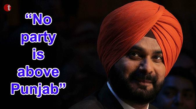 No party is above Punjab: Sidhu to BJP