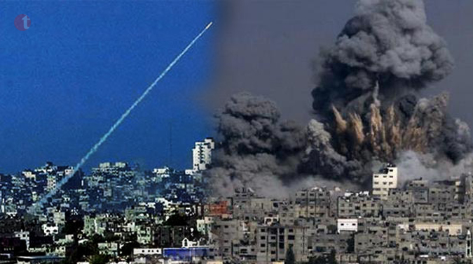 Israel bombs Gaza Strip after Palestinian rocket fire