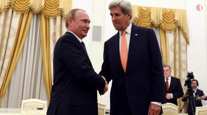 Putin, Kerry did not discuss military cooperation in Syria: Kremlin