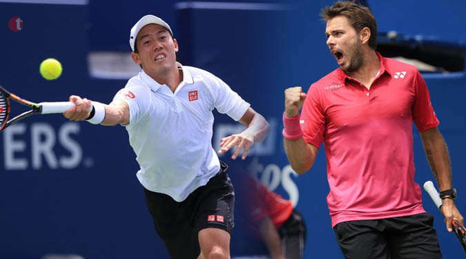 Wawrinka, Nishikori advance to Rogers Cup semifinals