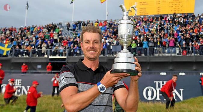 Stenson clinches maiden Major golf title at British Open