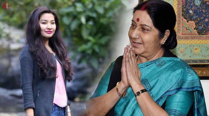 Sushma Swaraj apologizes to Manipuri girl who faced racism at Delhi Airport