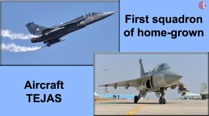IAF to induct first squadron of homegrown Tejas today