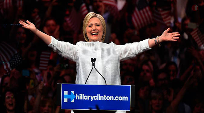 Hilary becomes first woman in US history to be nominated for president