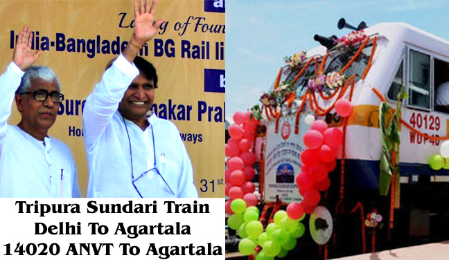 Suresh Prabhu flags off Delhi-Agartala ‘Tripura Sundari Express’