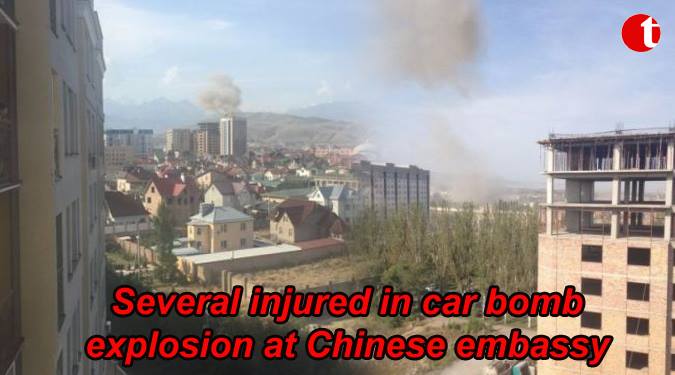 One killed three wounded in Chinese embassy blast in Kyrgyzstan