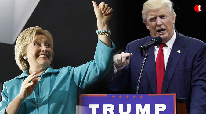 Clinton's lead over Trump narrows to 4 points: Poll