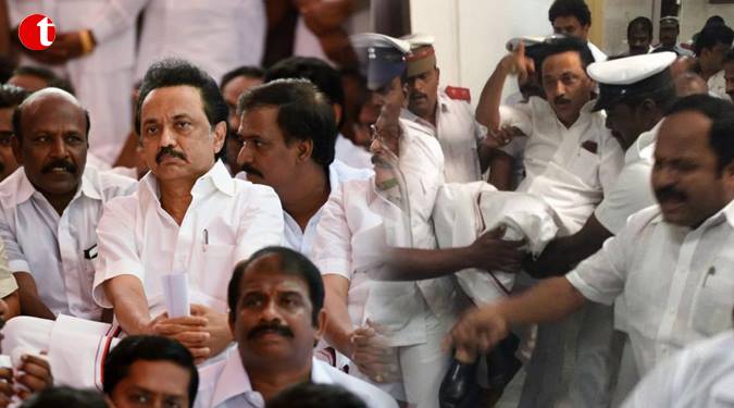 TN speaker again rules out revoking suspension of DMK MLA’s