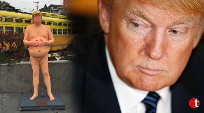 Naked Trump statues leave America reeling with laughter