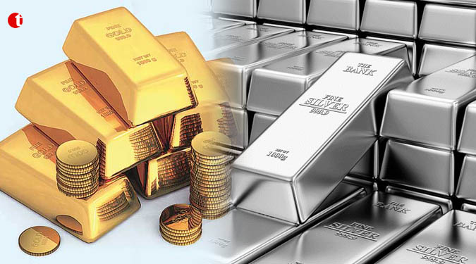Silver plunges by Rs 775/kg; gold falls