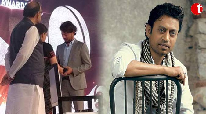 Irrfan Khan honoured with Entertainer of the Year award