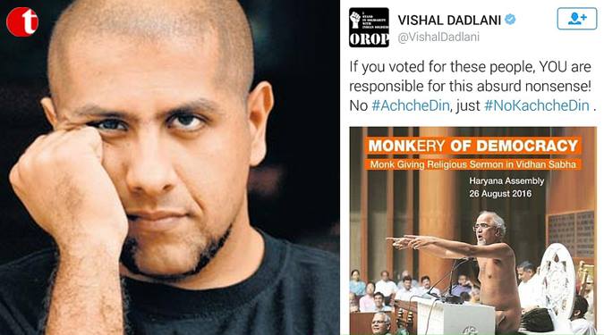 Vishal Dadlani booked over tweet on Jain Guru Tarun Sagar