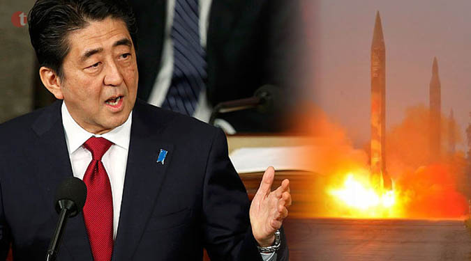 North Korea’s  missile test an “outrageous act”: Japan