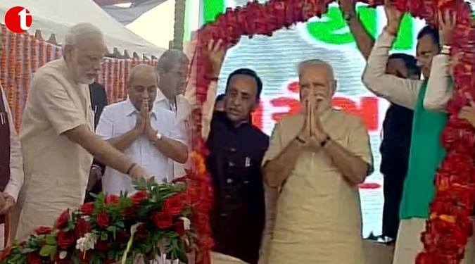 PM Modi launched the first phase of SAUNI project