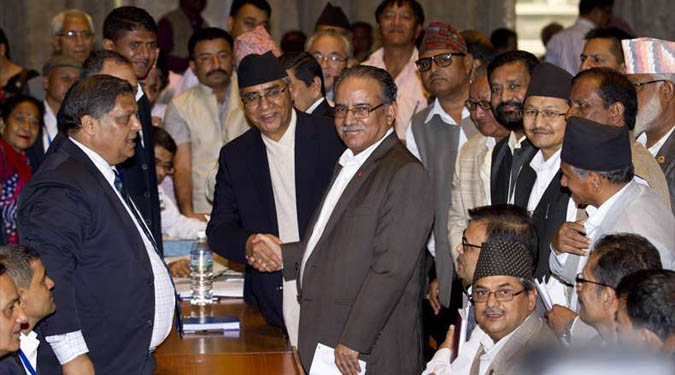 Prachanda files nomination as Nepal PM candidate