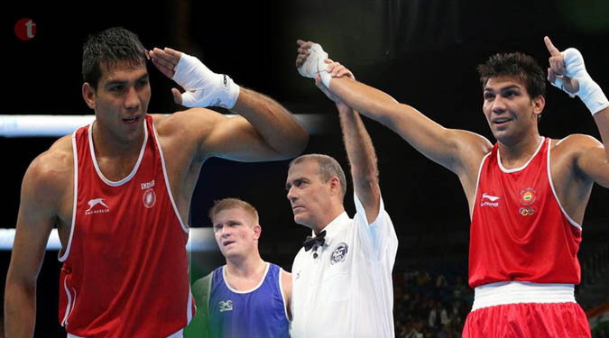 Boxer Manoj enters Olympics pre-quarterfinals