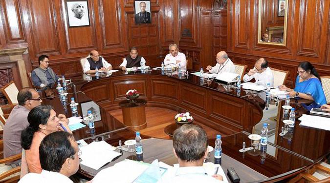 All party meeting briefed by the government about surgical attack