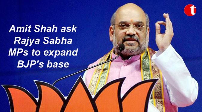 Shah asked Rajya Sabha MP’s to adopt one Lok Sabha seat