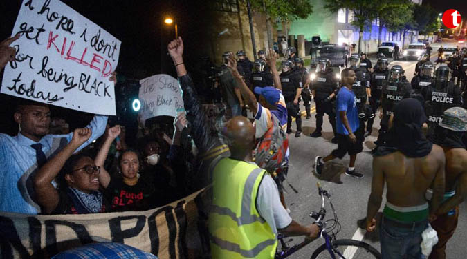 Charlotte protesters ignore curfew, hold peaceful demos