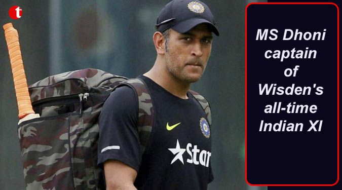 MS Dhoni captain of Wisden’s all-time Indian XI