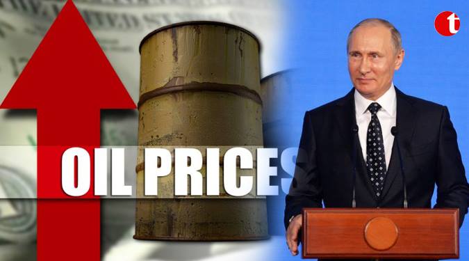 World oil prices rise on Putin remarks