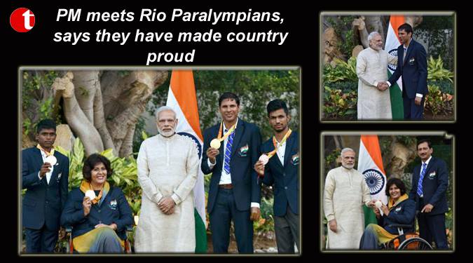 PM meets Rio Paralympians, says they have made country proud