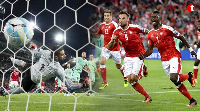 Portugal beaten by Switzerland 2-0, France held to goalless draw